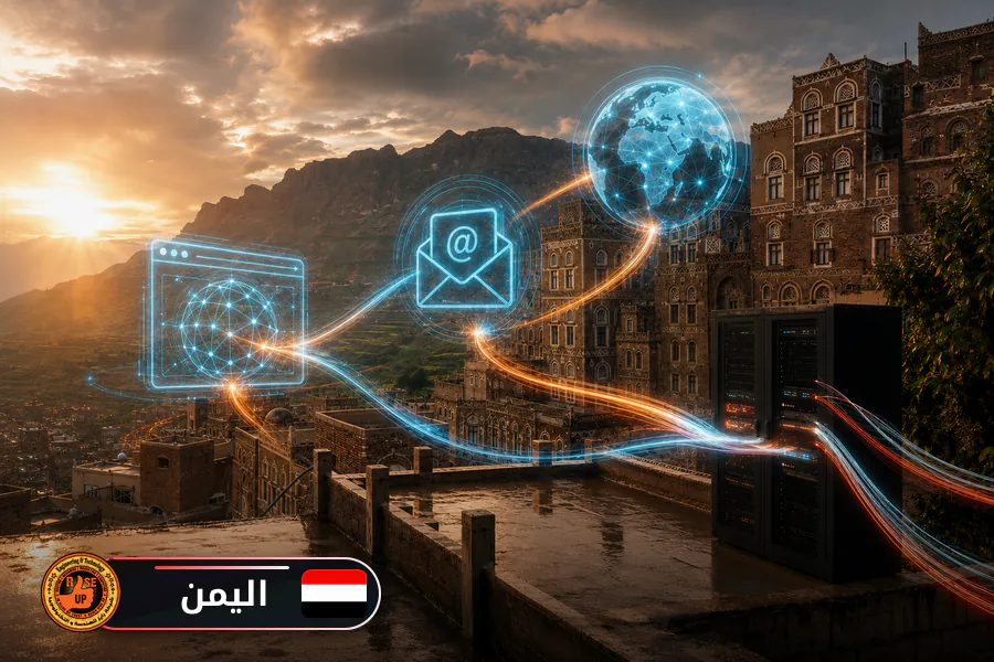شركة بريد وانشاء بريد الكتروني في اليمن